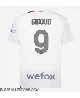 Günstige AC Milan Olivier Giroud #9 Auswärtstrikot 2023-24 Kurzarm